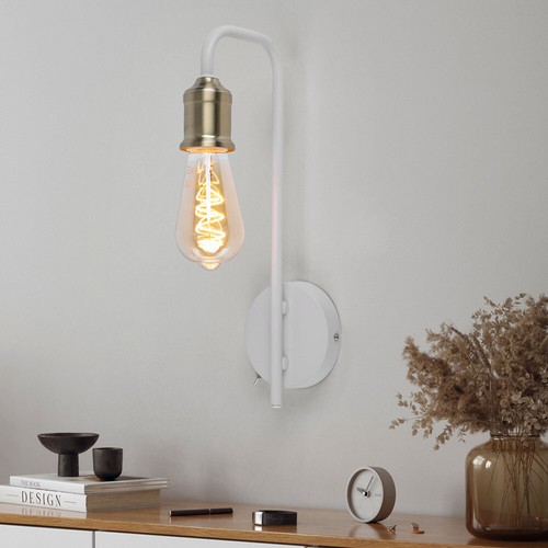 Wandlampe Leselampe Wandleuchte dimmbar Fernbedienung RGB LED Bettlampe weiß - Bild 5 von 10