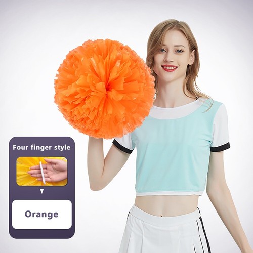2Pack Cheerleader Cheer Dance Handheld Poms Pom Party Football Club Cheerleading - Picture 9 of 32