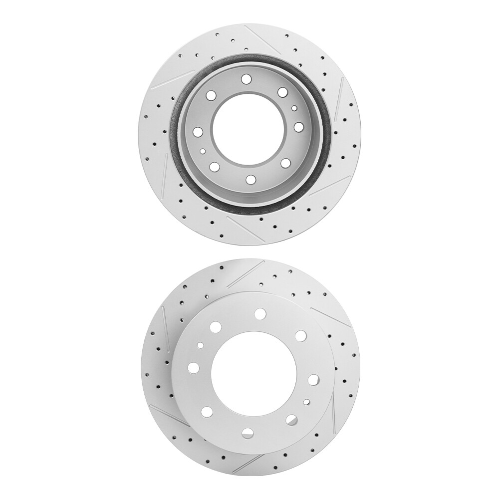 Brake And Rotor Kit Complete Front & Rear Drilled & Slotted Brake Kit For Chevy Silverado/GMC Sierra 2500/3500HD Silverado Brake Kit - Foto 9