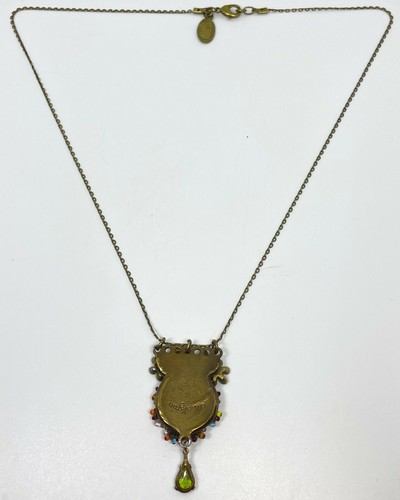 Necklace Elegant Michal Negrin Crystals Flowers Made in Israel - Picture 9 of 11