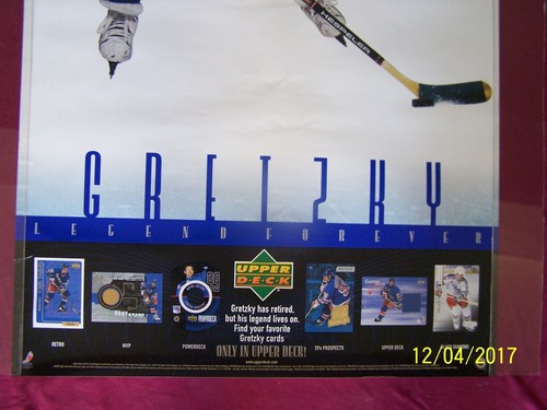 Wayne Gretzky " Legend Forever " 1999 Upper Deck 39" x 25" Hockey Poster - Bild 5 von 5