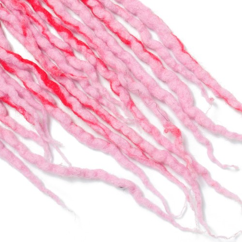 25PCS 22" Handmade Soft Wool Dreadlocks DE Dreads Double Ended Dreads Extensions - Picture 32 of 62