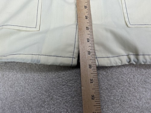 Vintage Great Western Jacket Mens White 40 Long Large Coat Pockets Vented - Picture 5 of 12