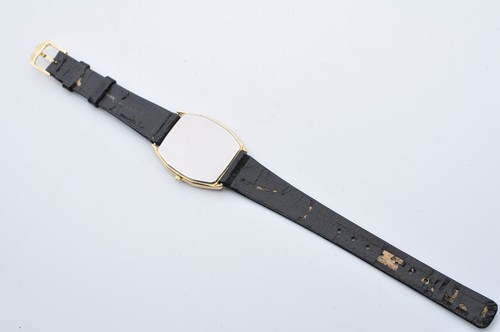Orologio Uomo OMEGA De Ville Octagon Quartz Gold Black Batteria Nuova,Cintura... - Foto 10 di 14