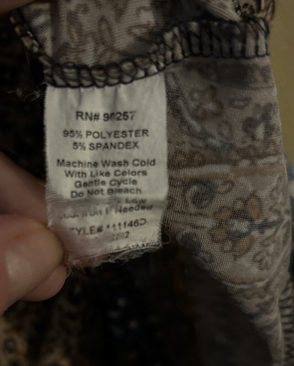 Per Seption Concept Blouse Small Navy Floral Prin… - image 4