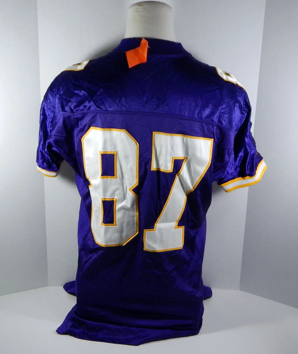 1997 Minnesota Vikings Hunter Goodwin 87 Game Issued Purple