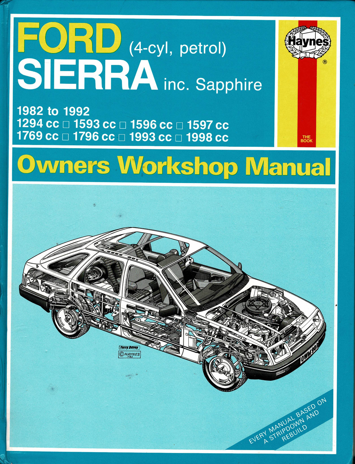 Ford Sierra 1982 to 1985 Petrol Haynes Workshop Manual 903 Covers Ghia  Laser GL | eBay
