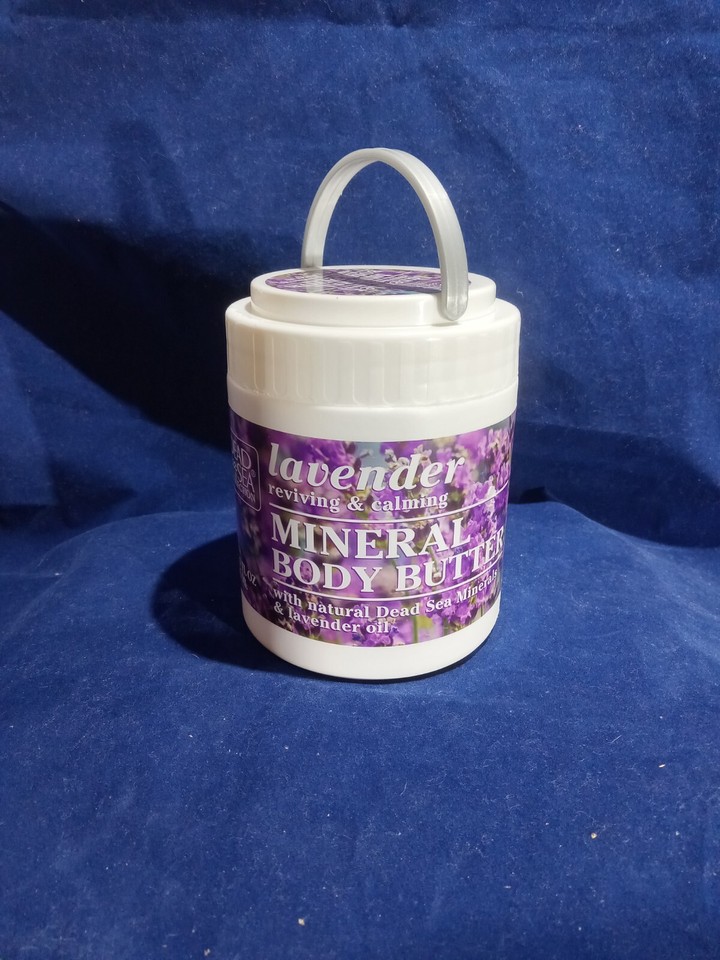 Dead Sea Lavender Oil & Minerals Calming Reviving Body Butter 16.9 oz