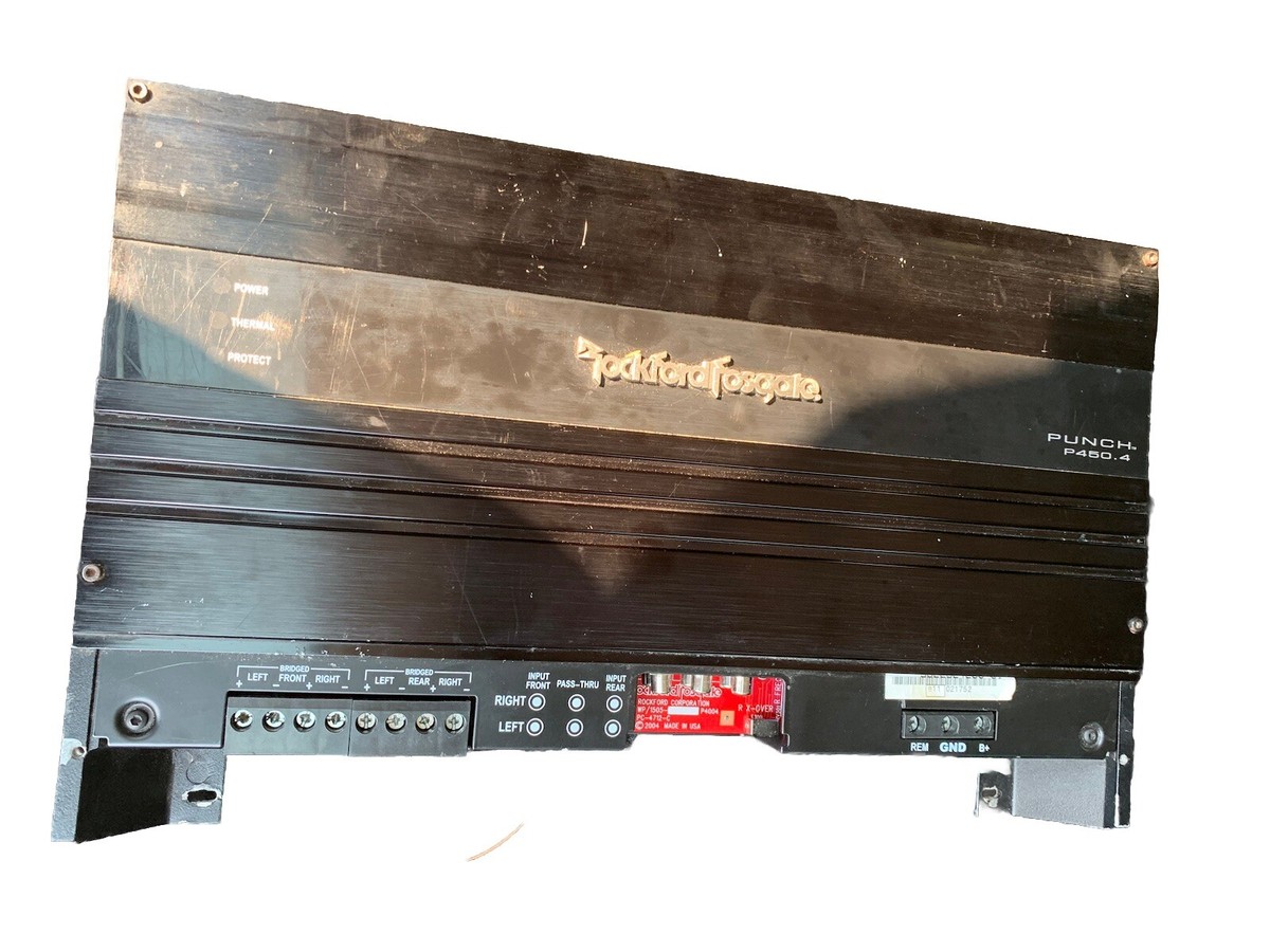 Rockford Fosgate Punch P450.4 Amplifier | eBay