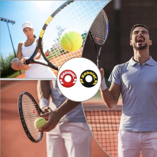 4 Pcs Tennis Vibration Dampeners Rubber Racquet Shock Absorbers Creative Tire - Picture 6 of 6
