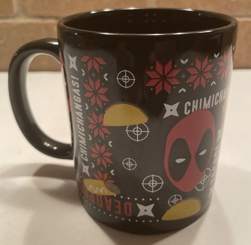 Marvel Deadpool Tacos Chimichangas Holiday Mug 12 oz - Picture 3 of 8