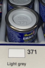 Revell enamel color 32371, Light Grey silk.