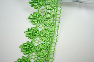 1.75'' White Black Ivory Brown Red 13 Colors Venice Lace Trim Guipure By Yardage