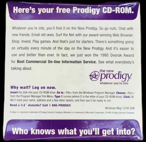 Wild Bill Disc Prodigy Online Demo CD Vintage In Original Plastic CD 1990's - Picture 2 of 4