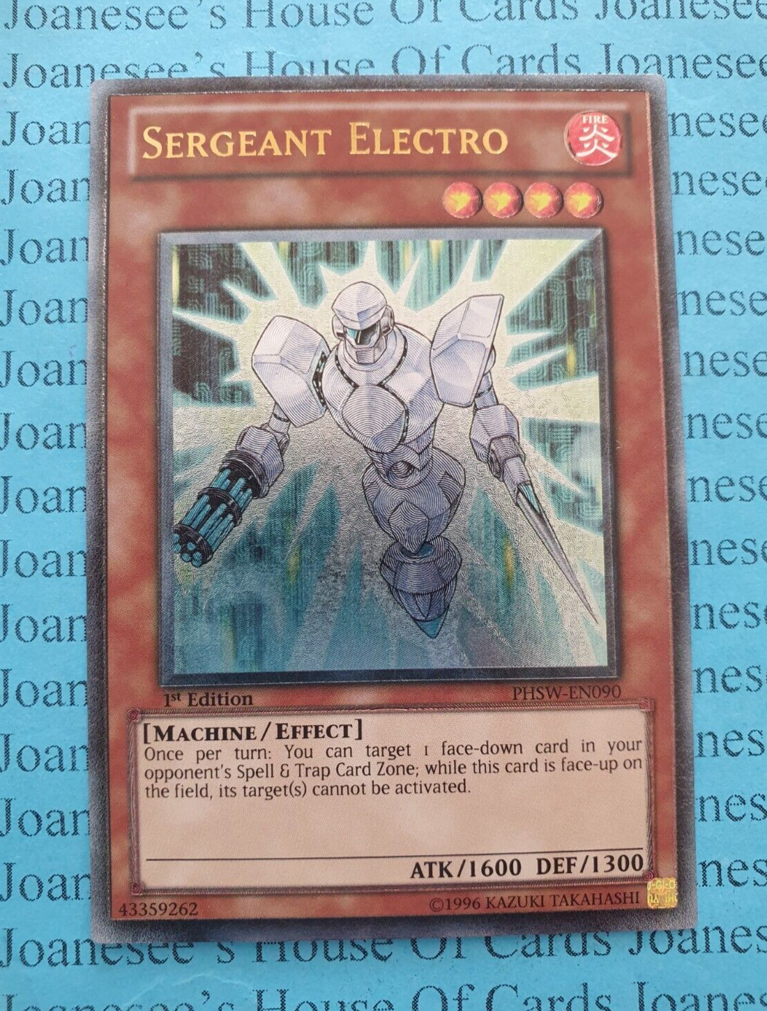 Sergeant Electro PHSW-EN090 Ultimate Rare Yu-Gi-Oh Card 1st Edition New