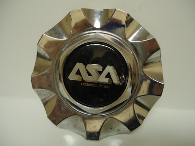 ASA LICENSED by BBS CHROME WHEEL/RIM CENTER CAP EM7- (1ea)-WOW!