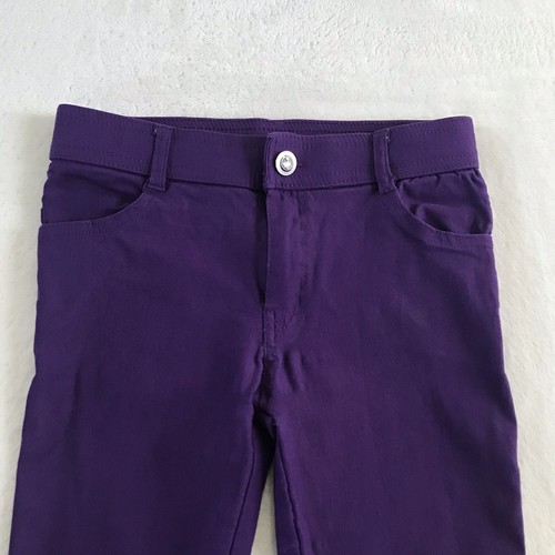 Wilson Girls Youth Purple Stretch Jeggings W/ Pockets Waist Size 25" - Picture 4 of 16