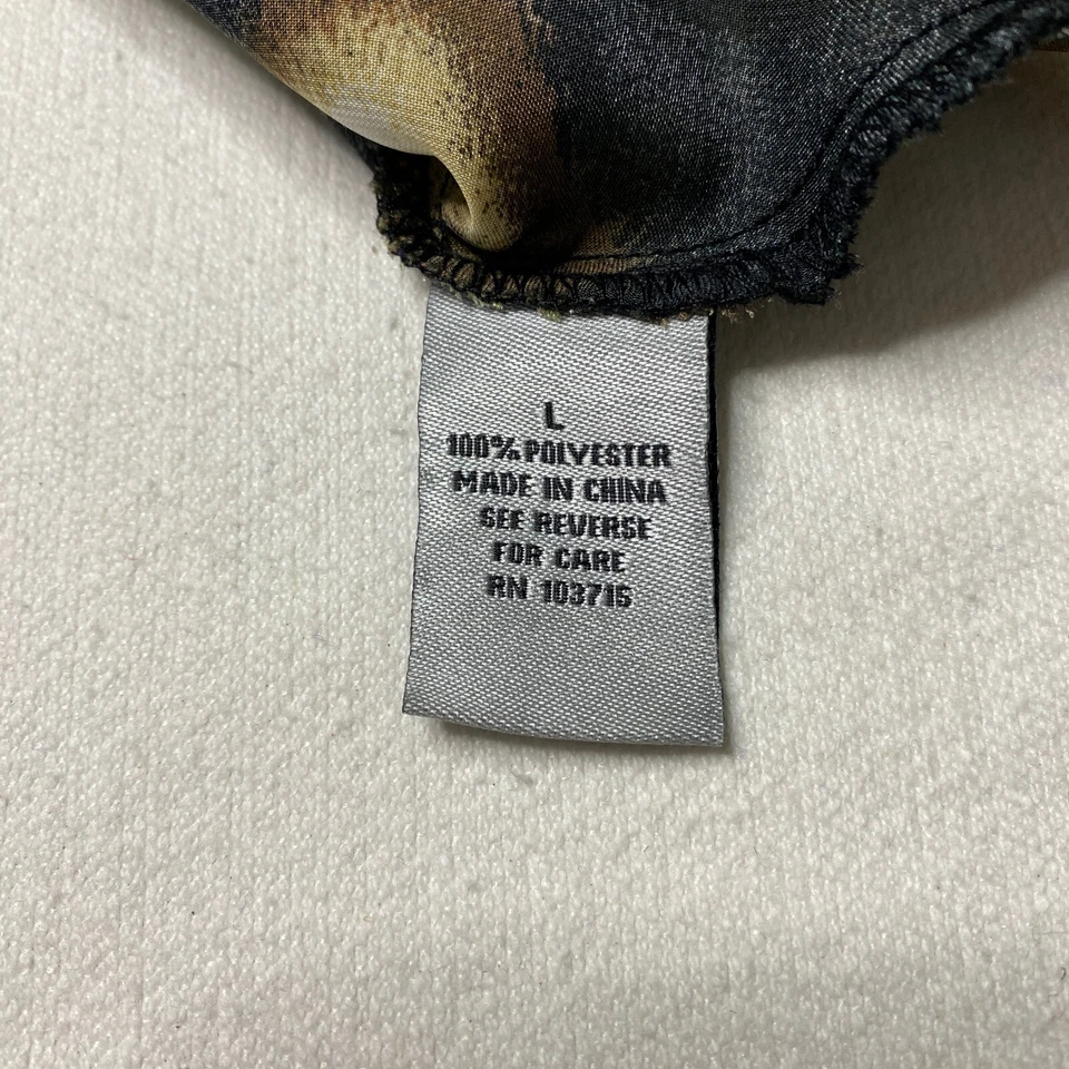 Top Signature By Larry Levine para mujer talla L negro marrón sin mangas cuello redondo Foto 4 de 4