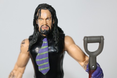 WWF WWE "The Undertaker" Wrestling Action Figure with Shovel JAKKS (1999) - Picture 2 of 6