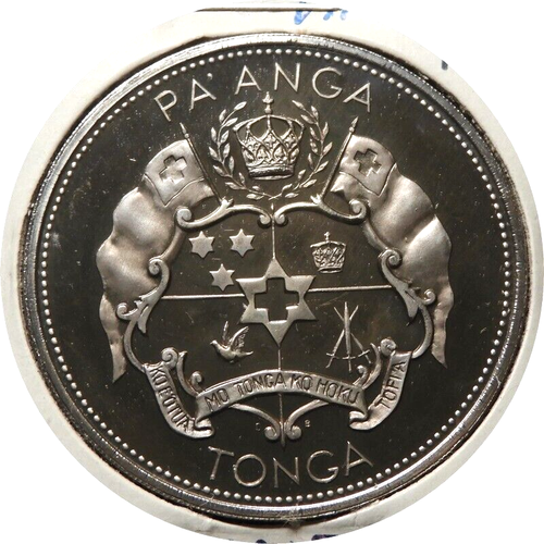 elf Tonga 1 Pa'anga 1967 Queen - Imagen 2 de 2