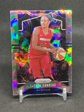 2020 Panini Prizm WNBA Cracked Ice Prizms #39 LaTOYA SANDERS Washington Mystics