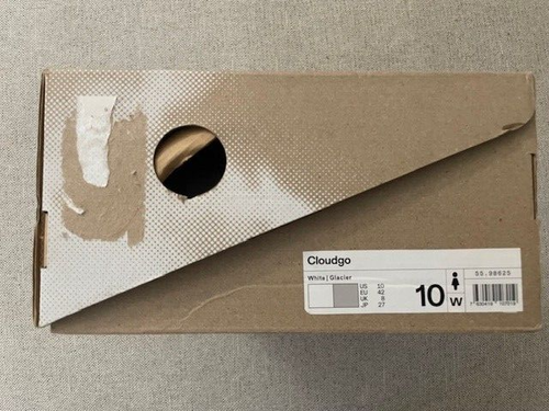 Brand New ON Women's Cloudgo White/Glacier Running/Walking Shoes Size 10 - Picture 8 of 9