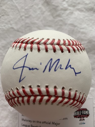 Jim Maloney OMLB ball autograph signed Cincinnati Reds B 3 No Hitters - Bild 2 von 5