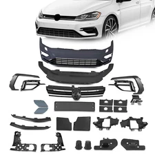 For 2018-21 VW Golf MK7.5 Conversion Golf MK7.5 R Style Front Bumper Cover Kit