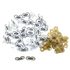 100x Cartoon Eyes Doll Toys Making Doll Eyes
