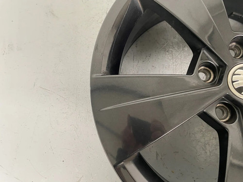 1x Alufelge 17 Zoll 6.5" 5x112 41ET Glanz Schwarz 3V0601025A Skoda Superb Iii - Bild 6 von 12