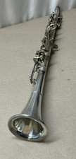 Vintage Pedler Hoosier Metal Clarinet Elkhart Ind Restore Or Art FREE SHIPPING