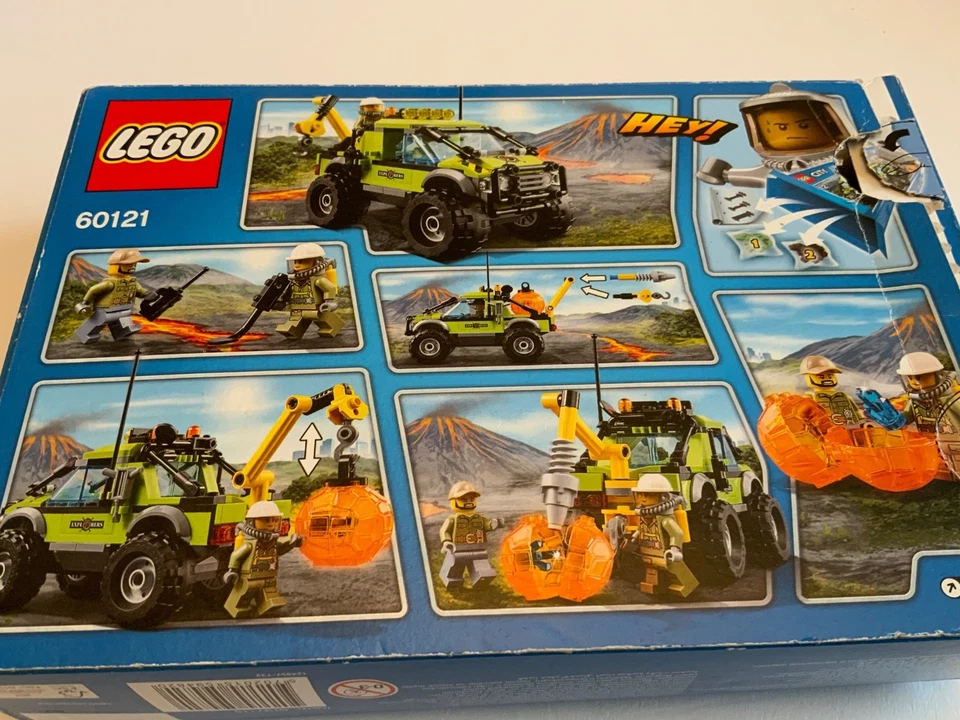 LEGO City 60121 Volcano Truck BNIB Retired Set BNIB Age 5-12 - Image 2 of 4