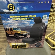 Bestop 29280-09 Seat Covers First Row Bucket Seat Charcoal Fabric Fits Jeep Pair Bestop 29280-09 Seat Covers First Row Bucket Seat Charcoal Fabric Fits Jeep Pair