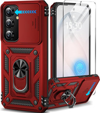 for Samsung Galaxy S26 Case with Screen Protector &amp; Slide Camera Lens Cover,Buil