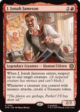 2025 Magic: The Gathering: SPM - J. Jonah Jameson (#81, Foil, Rare, Near Mint)