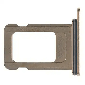 Single SIM Card Tray For iPhone 11 Pro / 11 Pro Max (Genuine OEM) (Gold)