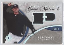 2006 Ultimate Collection Ultimate Game Materials 26/50 AJ Burnett #UGM-AB 0v1