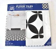 FloorPops! Starlight Peel & Stick Virgin Vinyl Floor Tiles 12" x 12" 10 Tiles