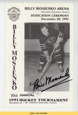 JSA Certified Authenticated Bill Mosienko COA Auto HOF 7b5