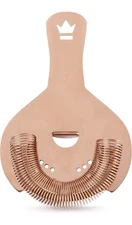 Cocktail Kingdom Koriko Hawthorne Copper Plated Strainer WOODFORD RESERVE