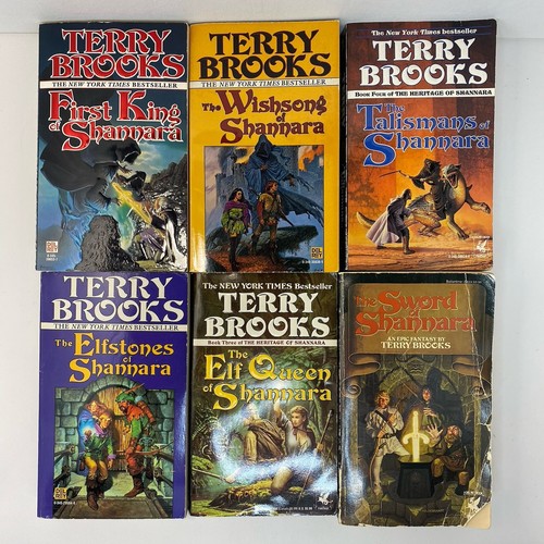Lot of 11 Terry Brooks paperback Shannara Magic Kingdom of Landover - Imagen 5 de 8