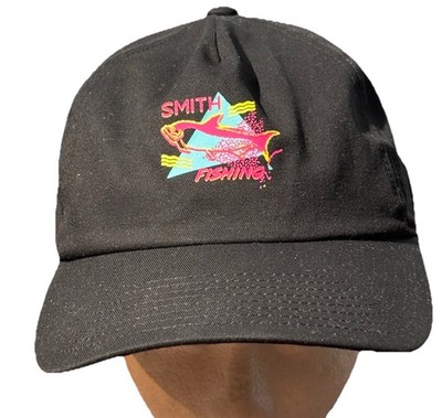 NWT Smith Optics Fishing Vista Hat Black Snapback One Size New With Tags