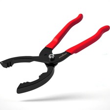12 Adjustable Oil Filter Pliers Adjustable Oil Filter Wrench Removal Tool Red