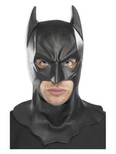 Dark Knight Batman Costume Mask with Cowl for Adults