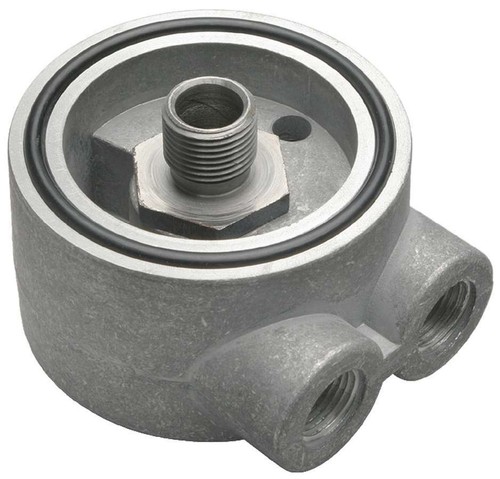 Trans-Dapt 1350, One Natural Cast Aluminum Oil Sandwich Adapter Performance Part - Picture 2 of 9
