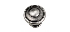 Laurey 24106 1 1/8" Windsor Button-Top Knob - Antique Pewter