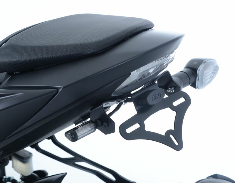 Tail tidy R&G RACING noir Suzuki GSX-S750 de haute qualité pour un look racing minimaliste