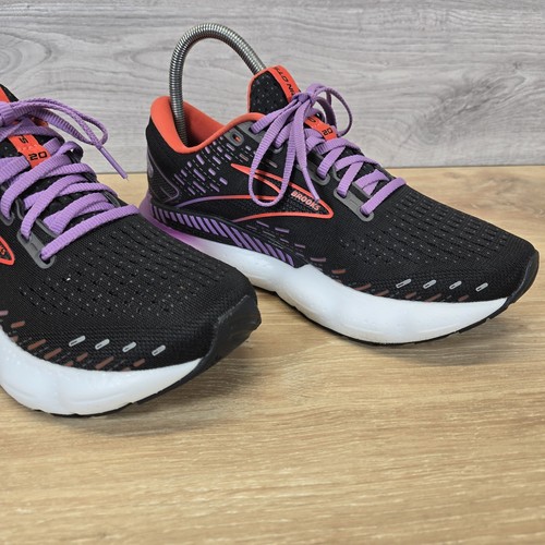 Brooks Glycerin GTS 20 Women’s Size Uk 6 Running Shoes Black Red Purple Trainers - Picture 16 of 18