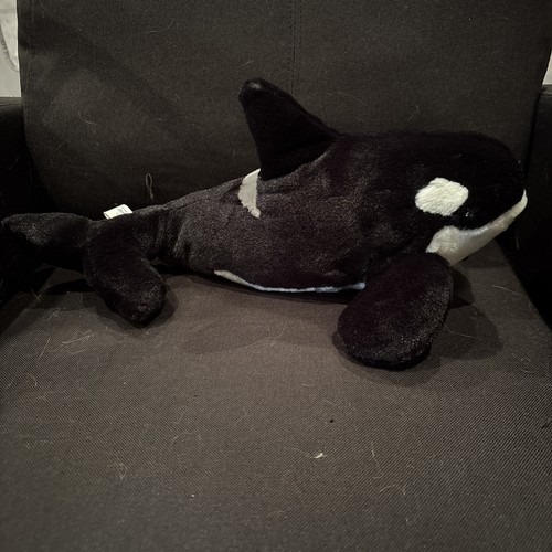 Peluche Sea World Soft Orca Whale - Giocattolo balena assassina di medie dimensioni, 15"
