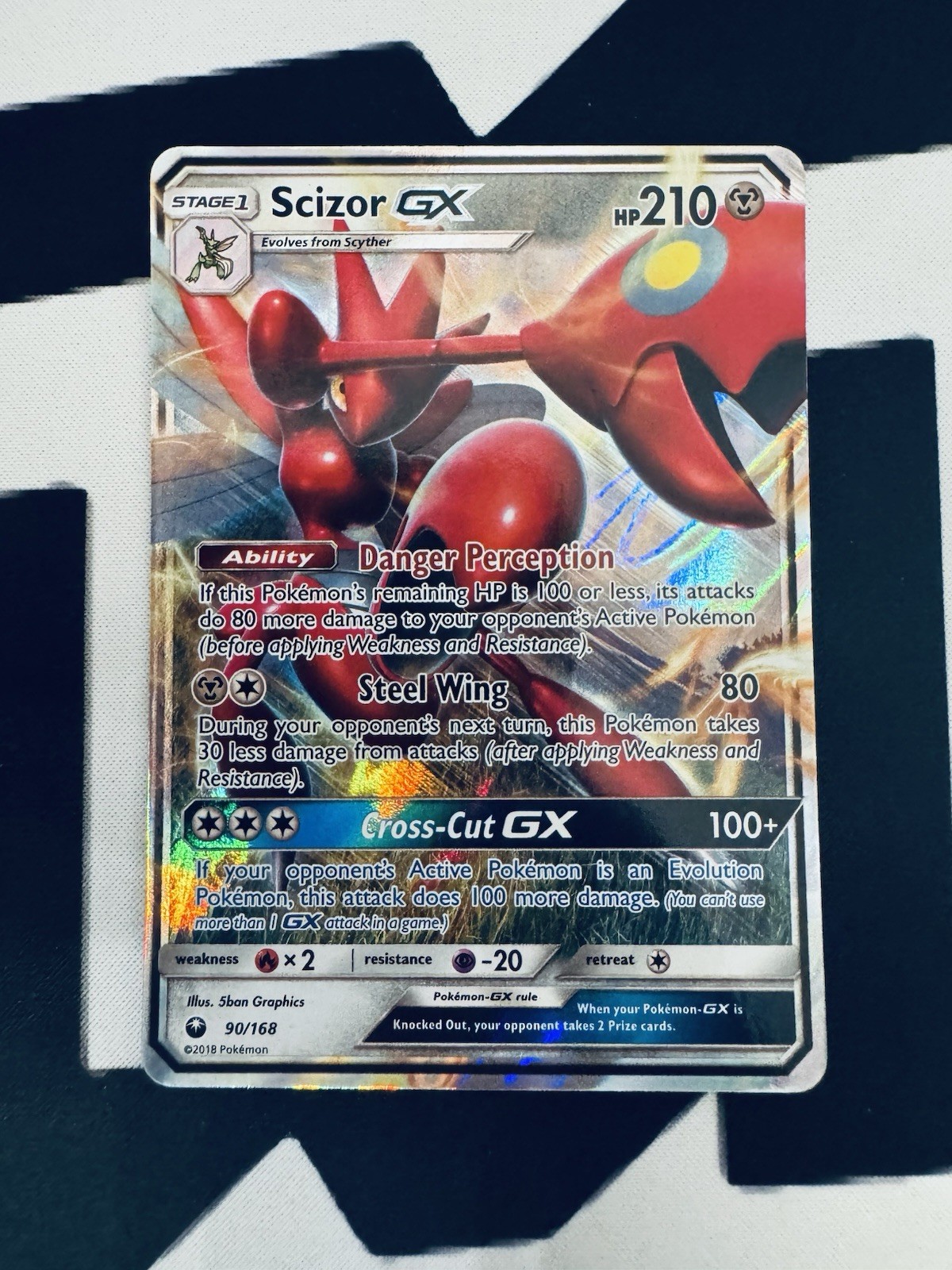 Scizor GX 90/168 Celestial Storm Ultra Rare Holo Pokemon